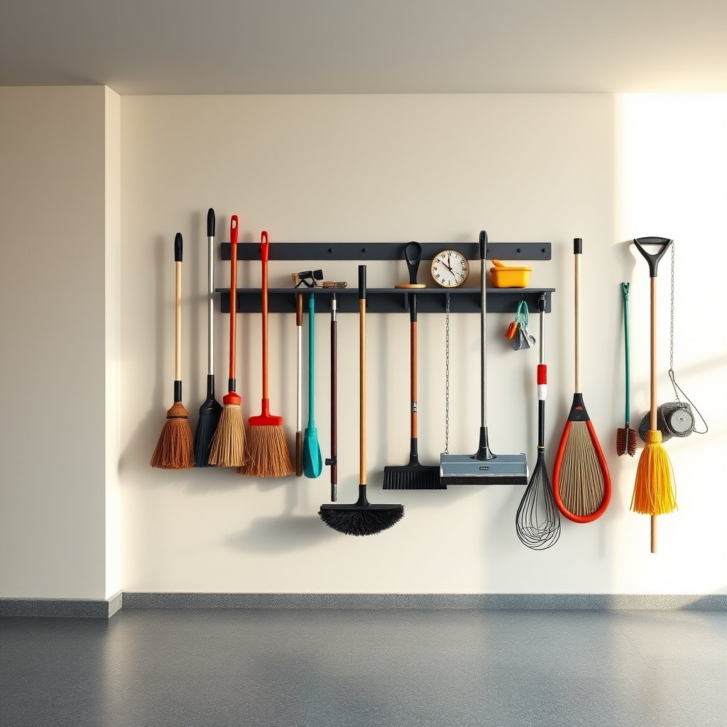 broom holder product view