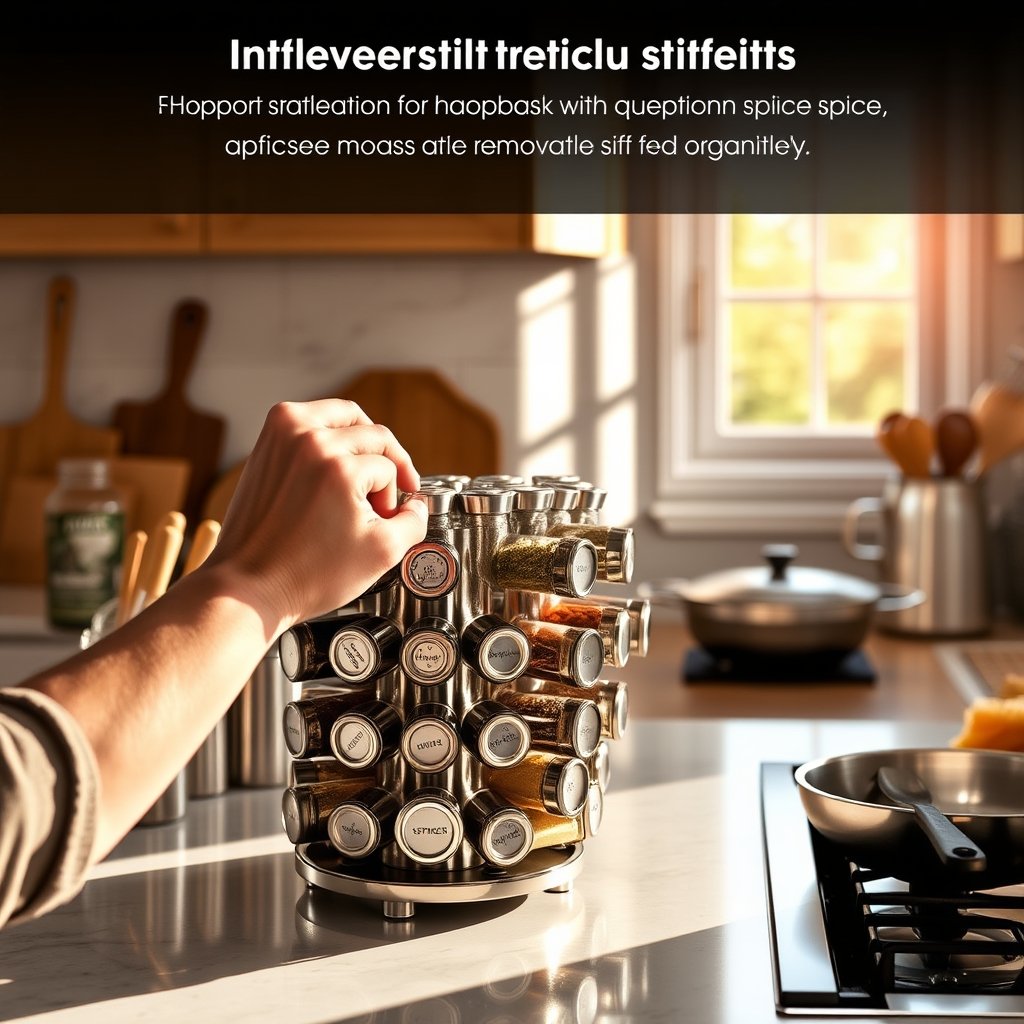 spice rack in action